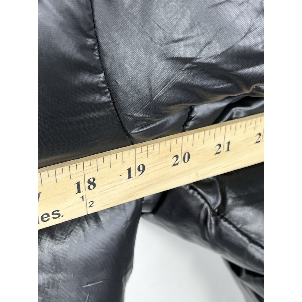 Madden Girl Women's Black Puffer Hooded Coat Size XS Winter Chic Zip Away Hood - Picture 6 of 12